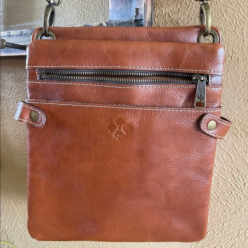 PATRICIA NASH FRANCESCA LEATHER ORGANIZER CROSSBODY BAG